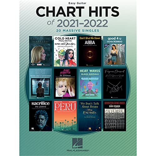 CHART HITS OF 20212022 EASY GUITAR