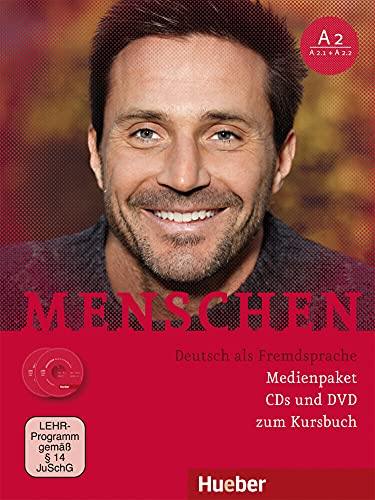 Menschen A2: 2 Audio-CDs und 1 DVD zum Kursbuch.Deutsch als Fremdsprache / Medienpaket von Hueber