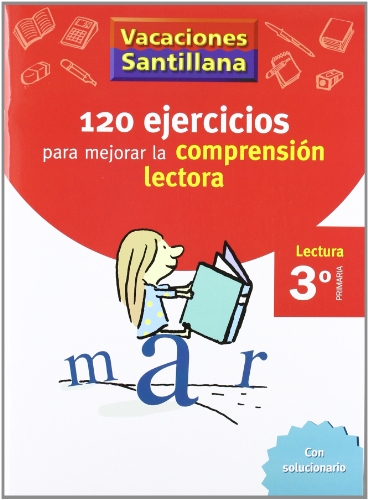 Vacaciones Santillana, lectura, comprensión lectora, 3 Educación Primaria. Cuaderno
