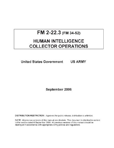 FM 2-22.3 (FM 34-52) Human Intelligence Collector Operations September 2006 von Createspace Independent Publishing Platform