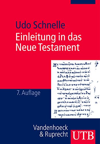 Einleitung in das Neue Testament (Uni-Taschenbücher M)