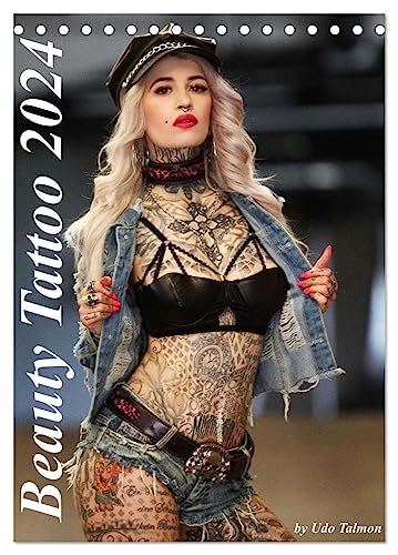 Beauty Tattoo 2024 (Tischkalender 2024 DIN A5 hoch), CALVENDO Monatskalender von CALVENDO