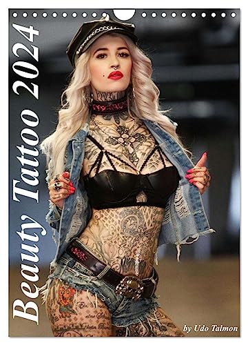 Beauty Tattoo 2024 (Wandkalender 2024 DIN A4 hoch), CALVENDO Monatskalender von CALVENDO