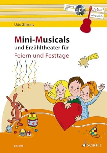 Mini-Musicals und Erzähltheater für Feiern und Festtage: (JelGi Musicals). Gitarre.