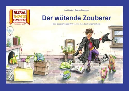 Der wütende Zauberer / Kamishibai Bildkarten: 10 Bildkarten für das Erzähltheater von Hase und Igel Verlag