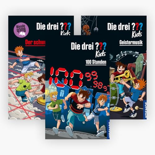 Die drei ??? Kids: 100 Stunden - Der schwarze Diamant - Geistermusik plus 1 exklusives Postkartenset