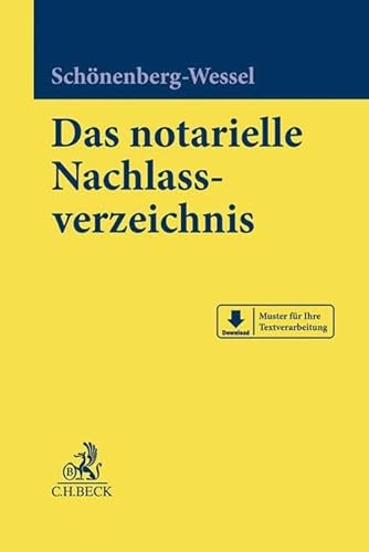 Das notarielle Nachlassverzeichnis: Download: Muster für Ihre Textverarbeitung