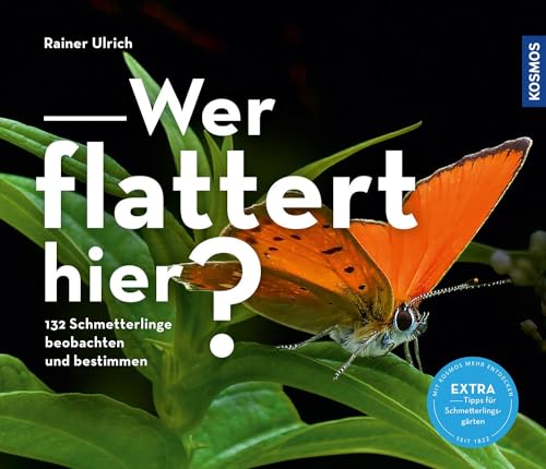 Wer flattert hier: 132 Schmetterlinge beobachtn und bestimmen - EXTRA-Tipps für Schmetterlings-Gärten von Kosmos