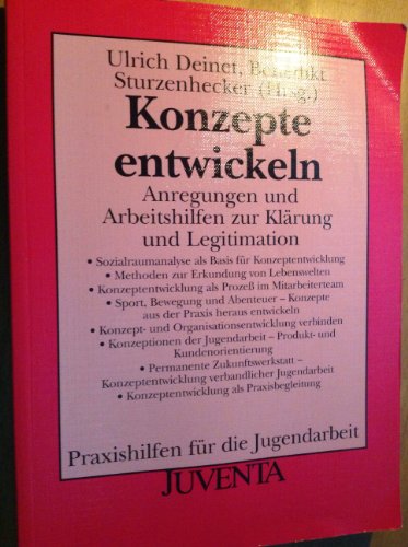 Konzepte entwickeln: Anregungen und Arbeitshilfen zur Klärung und Legitimation (Praxishilfen für die Jugendarbeit) von Beltz Juventa