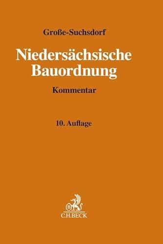 Niedersächsische Bauordnung von Beck C. H.