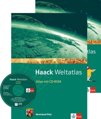 Haack Weltatlas für die Sekundarstufe I. Mit 1 CD-ROM und 1 Arbeitsheft. Ausgabe für Rheinland-Pfalz von Klett Ernst /Schulbuch