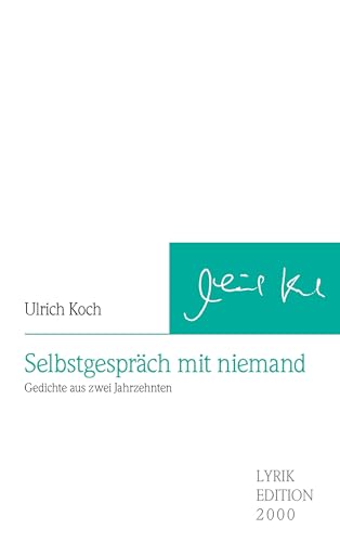 BROTHER Selbstgespräch mit niemand: Gedichte aus zwei Jahrzehnten