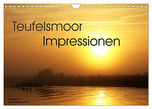 Teufelsmoor Impressionen (Wandkalender 2025 DIN A4 quer), CALVENDO Monatskalender