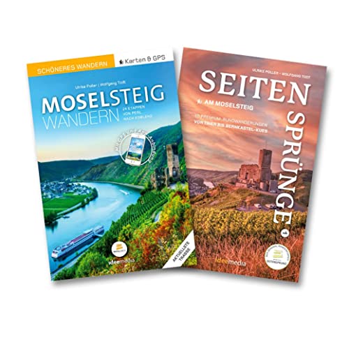 Moselsteig & Seitensprünge Geschenk-Set: Die schönsten Strecken- und Rundwege an der Mosel: Mit Faltkarten, GPS und Mobil-Anbindung - 2 Bände, 38 ... Tag Pocket: Pocketwanderführer von ideemedia)