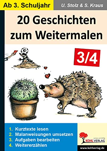 20 Geschichten zum Weitermalen - Band 2 (3./4. Schuljahr): .