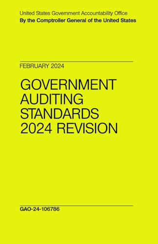 Government Auditing Standards 2024 Revision: Pocket Size - Large Text von Independently published