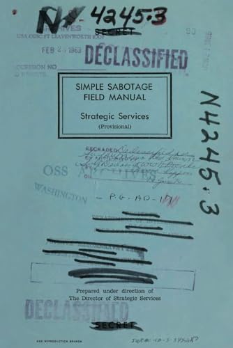 Simple Sabotage Field Manual