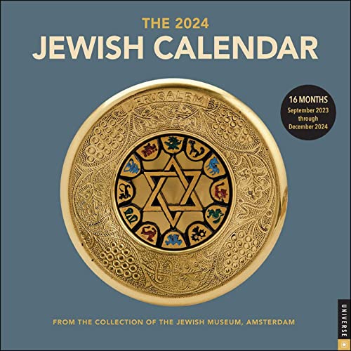 The Jewish Calendar 2023–2024 (5784) 16-Month Wall Calendar: Original Universe-Kalender [Mehrsprachig] [Kalender] (Wall-Kalender)