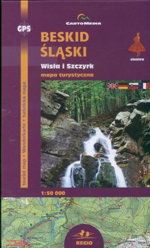 Beskid Slaski Wisla i Szczyrk Mapa turystyczna 1: 50 000