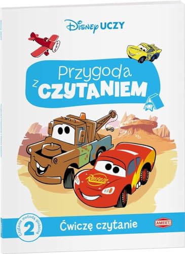 Disney uczy Auta Przygoda z czytaniem Ćwiczę czytanie: Poziom 2 Czytanie metodą globalną