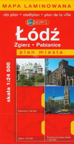 Lodz plan miasta: Zgierz, Pabianice