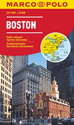 MARCO POLO Cityplan Boston 1:15.000: Verkehrslinienplan, Straßenverzeichnis, Praktische touristische Informationen