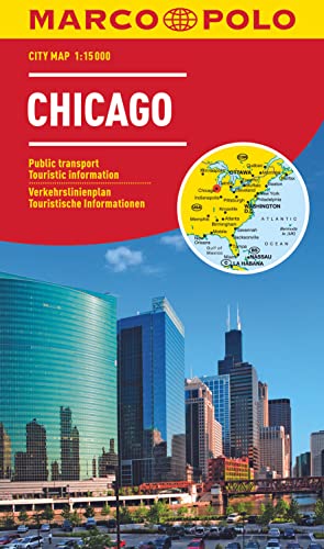 MARCO POLO Cityplan Chicago 1:15.000: Verkehrslinienplan, Straßenverzeichnis, Praktische touristische Informationen von Mairdumont