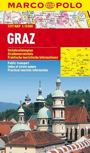 MARCO POLO Cityplan Graz 1:15 000: Verkehrslinienplan, Straßenverzeichnis, Praktische touristische Informationen (MARCO POLO Citypläne)