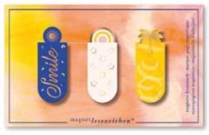 Magnetlesezeichen / bookmarker Smile | 3er Set | magnetisches Lesezeichen charmant illustriert | farbenfrohe Sommerstimmung Magnetlesezeichen / bookmarker Smile | 3er Set | magnetisches Lesezeichen charmant illustriert | farbenfrohe Sommerstimmung