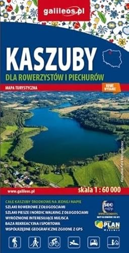 Mapa turystyczna - Kaszuby 1:60 000 Mapa turystyczna - Kaszuby 1:60 000