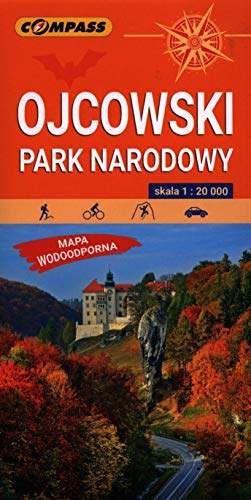 Ojcowski Park Narodowy mapa wodoodporna 1:20 000 Ojcowski Park Narodowy mapa wodoodporna 1:20 000