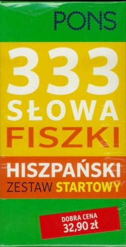 PONS Fiszki 333 slowa hiszpanski Zestaw startowy PONS Fiszki 333 slowa hiszpanski Zestaw startowy