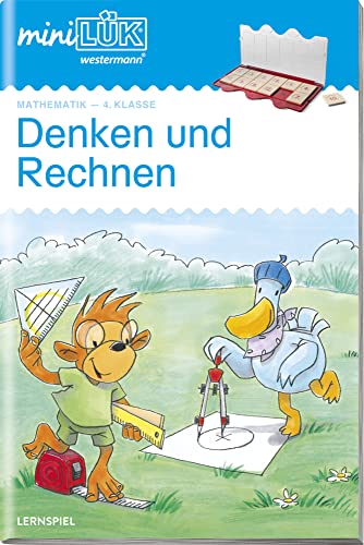 miniLÜK: 4. Klasse - Mathematik Denken und Rechnen - Übungen angelehnt an das Lehrwerk: 4. Klasse - Mathematik: Übungen angelehnt an das Lehrwerk (miniLÜK-Übungshefte: Denken und Rechnen) von LÜK