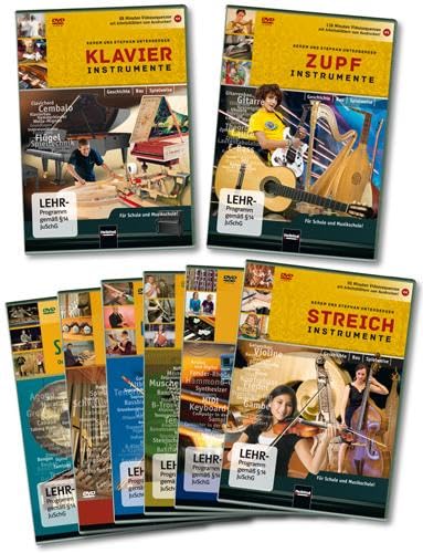 Instrumentenkunde im Musikunterricht: Komplettpaket mit 8 DVDs von Helbling Verlag GmbH