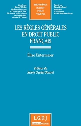 les règles générales en droit public français (268)