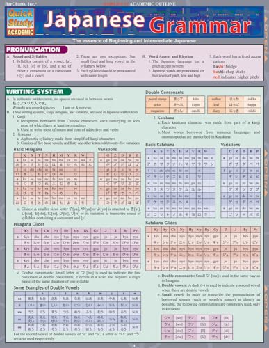 Japanese Grammar (Quick Study Academic)