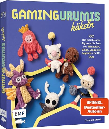 Gamingurumis häkeln: Die beliebtesten Figuren aus Videospielen als Amigurumis | Blauer Igel, herzloser Schatten und mehr für Fans von Minecraft, Zelda, League of Legends und Co. von Edition Michael Fischer