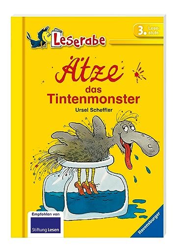 Ätze. das Tintenmonster - Leserabe 3. Klasse - Erstlesebuch für Kinder ab 8 Jahren: Mit spannendem Leserätsel (Leserabe - Schulausgabe in Broschur) von Ravensburger Verlag