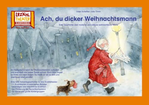 Ach, du dicker Weihnachtsmann / Kamishibai Bildkarten: Eine Geschichte über moderne und zeitlose weihnachtliche Werte. 11 Bildkarten für das Erzähltheater Ach, du dicker Weihnachtsmann / Kamishibai Bildkarten: Eine Geschichte über moderne und zeitlose weihnachtliche Werte. 11 Bildkarten für das Erzähltheater von Hase und Igel Verlag GmbH