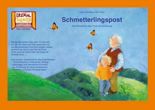 Schmetterlingspost / Kamishibai Bildkarten: Eine Geschichte über Trost und Erinnerung. 13 Bildkarten für das Erzähltheater von Hase und Igel Verlag GmbH