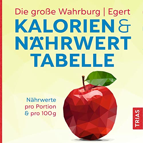 Die große Wahrburg/Egert Kalorien-&-Nährwerttabelle: Nährwerte pro Portion & pro 100 g