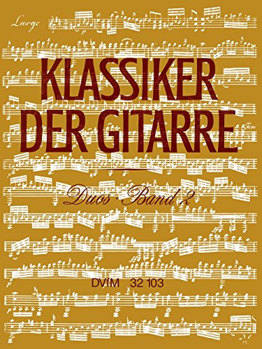 Klassiker der Gitarre. Duos Band 2 (DV 32103) von Breitkopf & Härtel