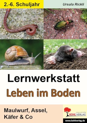 Lernwerkstatt Leben im Boden: Maulwurf, Assel, Käfer & Co von Kohl Verlag