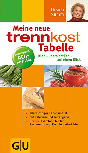 Meine neue trennkost-Tabelle . Summ-Reihe (Abnehmen mit GU)