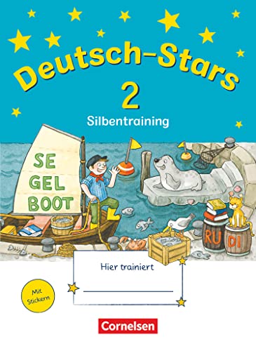 Deutsch-Stars - Allgemeine Ausgabe - 2. Schuljahr: Silbentraining - Übungsheft - Mit Lösungen