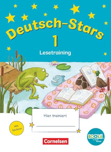 Deutsch-Stars - BOOKii-Ausgabe - 1. Schuljahr: Lesetraining - Übungsheft - Mit Lösungen von Oldenbourg Schulbuchverlag