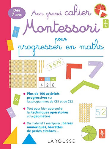 Mon grand cahier MONTESSORI pour progresser en MATHS