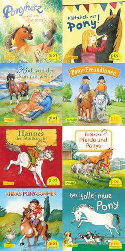 Pixi-8er-Set 259: Ponygeschichten mit Pixi (8x1 Exemplar) (259) von Carlsen