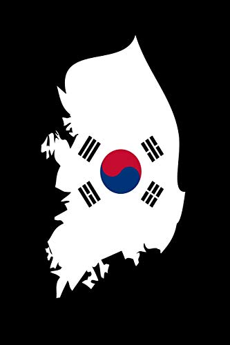 South Korea Gift Notebook: South Korea Map Outline With Flag Gift Notebook College-Ruled 120-page Blank Lined Journal 6 x 9 in (15.2 x 22.9 cm) von CreateSpace Independent Publishing Platform