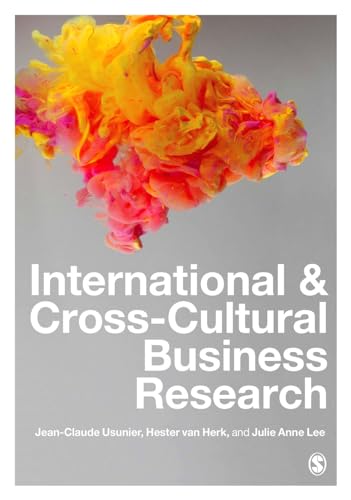 International and Cross-Cultural Business Research von Sage Publications
